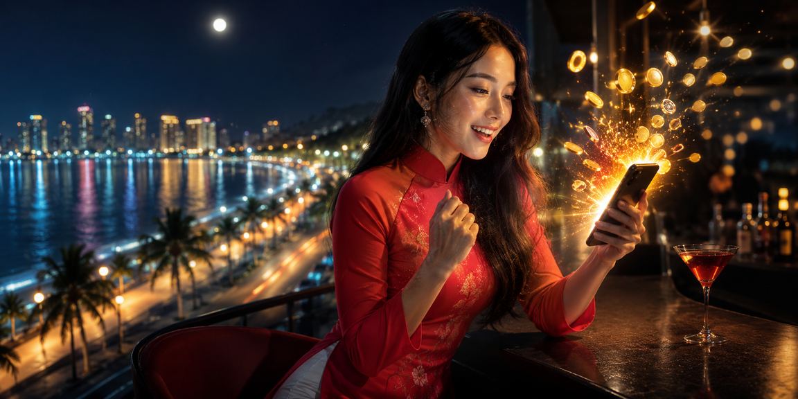 Người dùng tại Mũi Né đọc phân tích kèo thể thao trên điện thoại di động